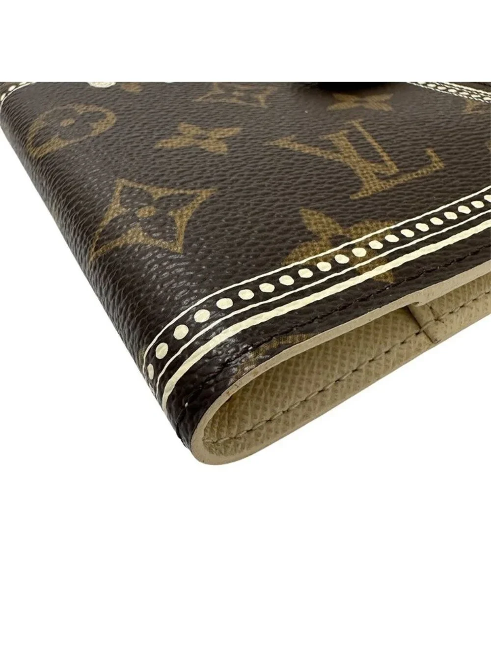 Louis Vuitton Notebook Cover Monogram Canvas Agenda PM Brown 6 Hole Ruler